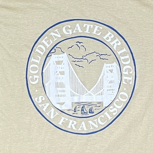 San Francisco California Golden Gate Vintage Single Stitch Screen Stars Tshirt - Picture 2 of 3